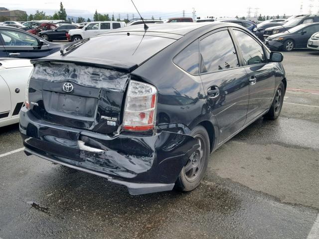 JTDKB20U077561088 - 2007 TOYOTA PRIUS BLACK photo 4