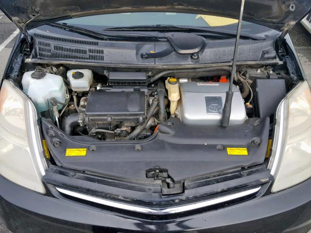 JTDKB20U077561088 - 2007 TOYOTA PRIUS BLACK photo 7