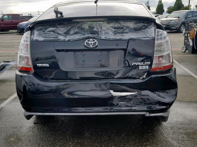 JTDKB20U077561088 - 2007 TOYOTA PRIUS BLACK photo 9