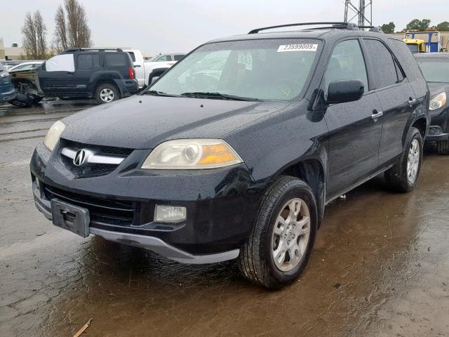 2HNYD18864H502482 - 2004 ACURA MDX TOURIN BLACK photo 2