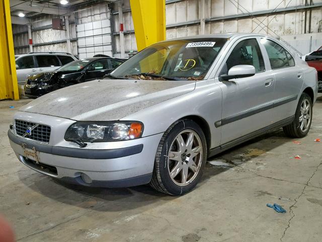 YV1RH59H642337914 - 2004 VOLVO S60 2.5T SILVER photo 2