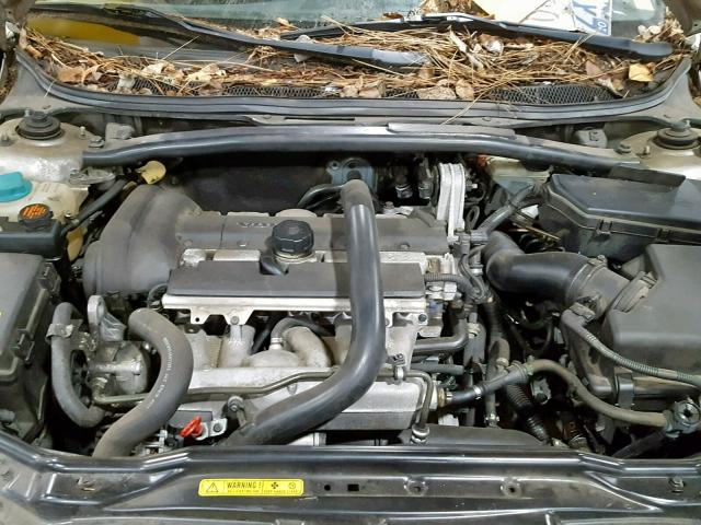 YV1RH59H642337914 - 2004 VOLVO S60 2.5T SILVER photo 7