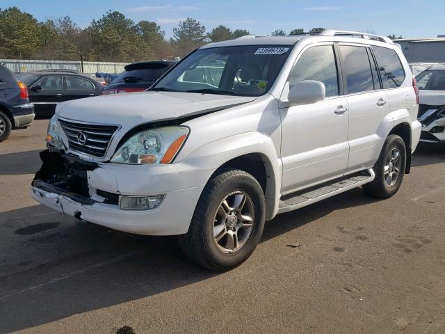 JTJBT20X180170384 - 2008 LEXUS GX 470 WHITE photo 2