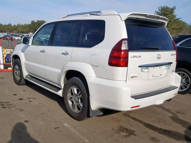 JTJBT20X180170384 - 2008 LEXUS GX 470 WHITE photo 3