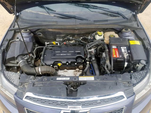 1G1PC5SB5E7103357 - 2014 CHEVROLET CRUZE LT 蓝色 照片 7