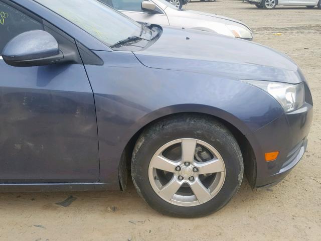 1G1PC5SB5E7103357 - 2014 CHEVROLET CRUZE LT 蓝色 照片 9