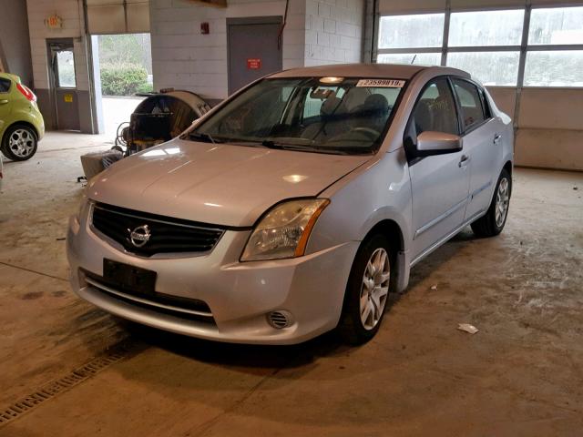 3N1AB6APXAL612517 - 2010 NISSAN SENTRA 2.0 SILVER photo 2