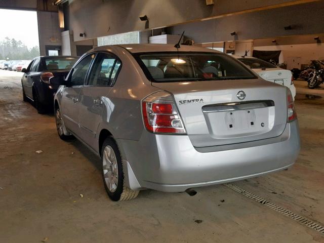 3N1AB6APXAL612517 - 2010 NISSAN SENTRA 2.0 SILVER photo 3