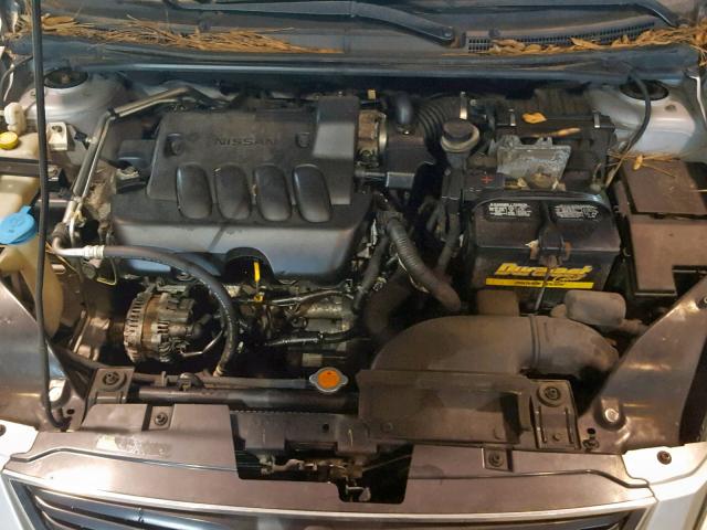 3N1AB6APXAL612517 - 2010 NISSAN SENTRA 2.0 SILVER photo 7