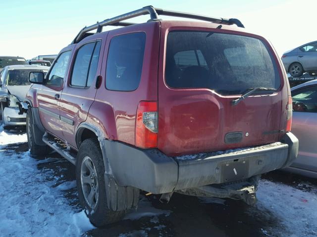 5N1MD28Y13C664916 - 2003 NISSAN XTERRA SE RED photo 3