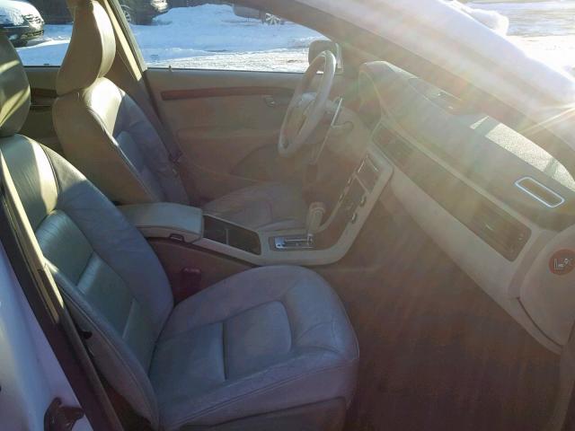 YV1AH992981076757 - 2008 VOLVO S80 T6 TUR WHITE photo 5