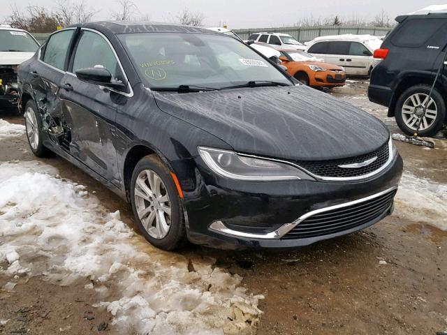 1C3CCCABXGN103515 - 2016 CHRYSLER 200 LIMITE BLACK photo 1