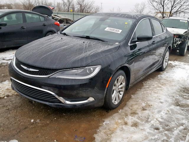 1C3CCCABXGN103515 - 2016 CHRYSLER 200 LIMITE BLACK photo 2