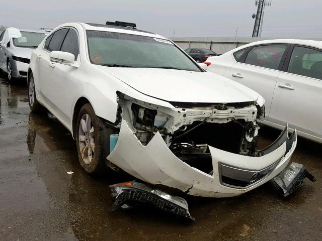 19UUA8F55DA014669 - 2013 ACURA TL TECH WHITE photo 1