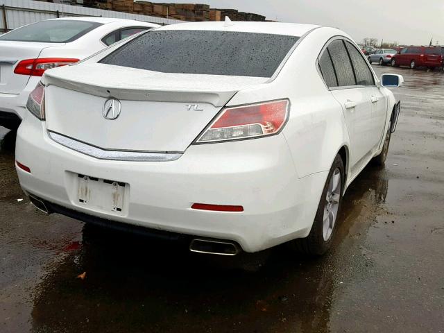 19UUA8F55DA014669 - 2013 ACURA TL TECH WHITE photo 4