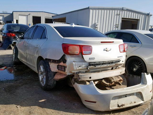 1G11C5SA0DF347225 - 2013 CHEVROLET MALIBU 1LT WHITE photo 3