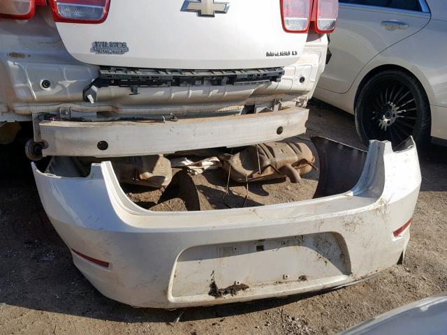 1G11C5SA0DF347225 - 2013 CHEVROLET MALIBU 1LT WHITE photo 9