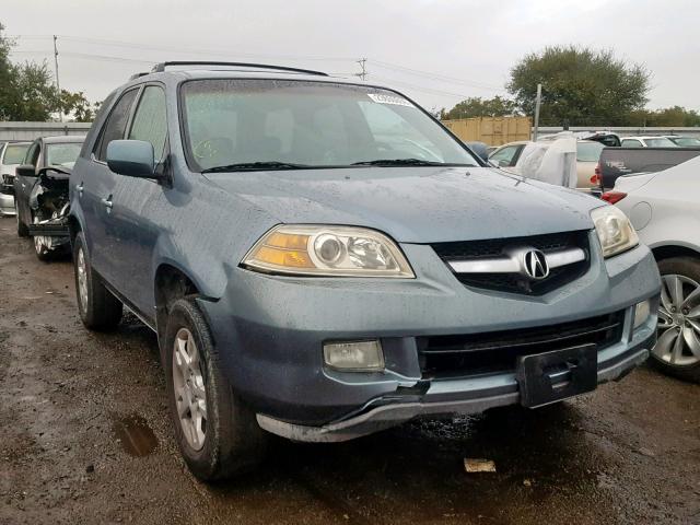 2HNYD18676H501911 - 2006 ACURA MDX TOURIN BLUE photo 1