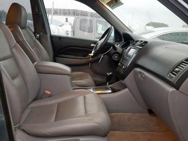 2HNYD18676H501911 - 2006 ACURA MDX TOURIN BLUE photo 5