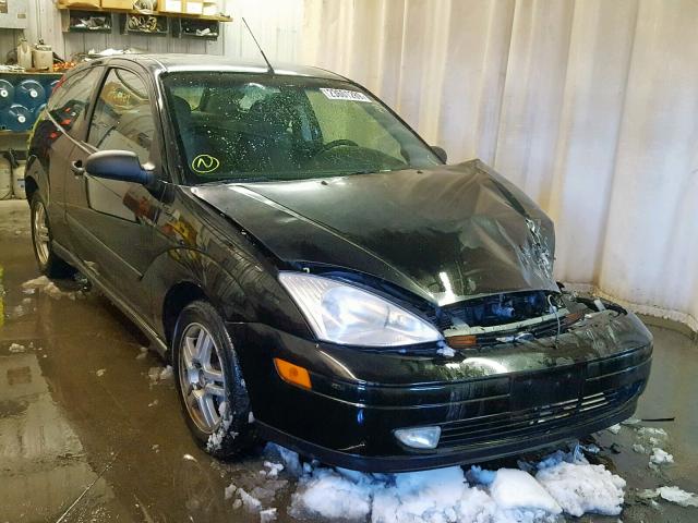 3FAFP3130YR210955 - 2000 FORD FOCUS ZX3 BLACK photo 1