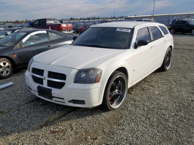 2D4FV47T36H349342 - 2006 DODGE MAGNUM SE CREAM photo 2