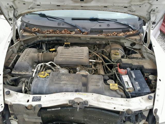 1B4HR38N22F164082 - 2002 DODGE DURANGO SP WHITE photo 7