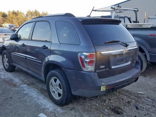 2CNDL23F076027989 - 2007 CHEVROLET EQUINOX LS GRAY photo 3