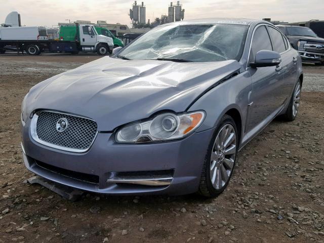 SAJWA06B59HR17094 - 2009 JAGUAR XF PREMIUM ვერცხლისფერი ფოტო 2