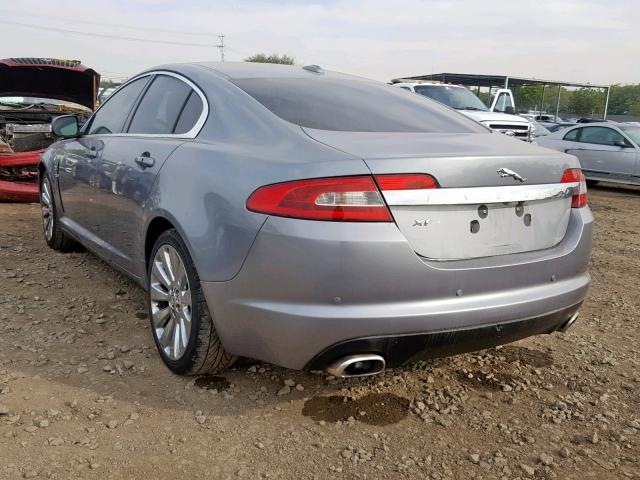 SAJWA06B59HR17094 - 2009 JAGUAR XF PREMIUM ვერცხლისფერი ფოტო 3