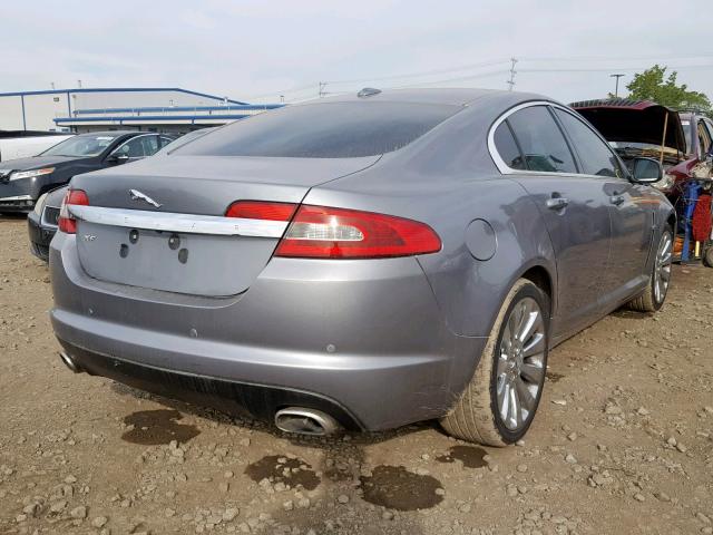 SAJWA06B59HR17094 - 2009 JAGUAR XF PREMIUM ვერცხლისფერი ფოტო 4