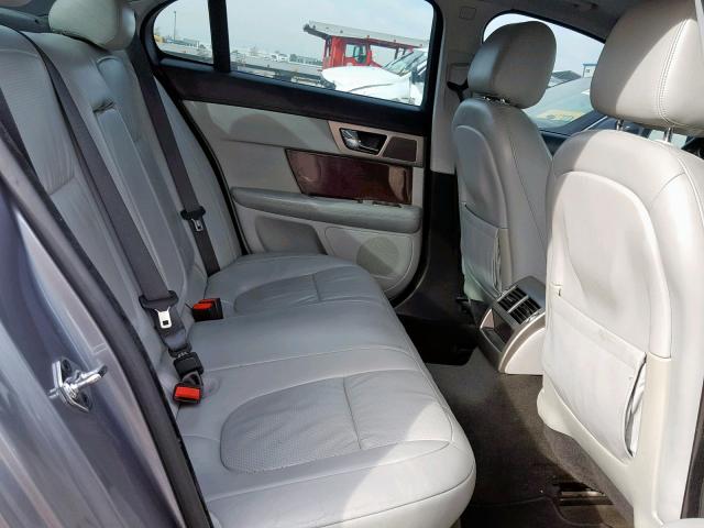 SAJWA06B59HR17094 - 2009 JAGUAR XF PREMIUM ვერცხლისფერი ფოტო 6