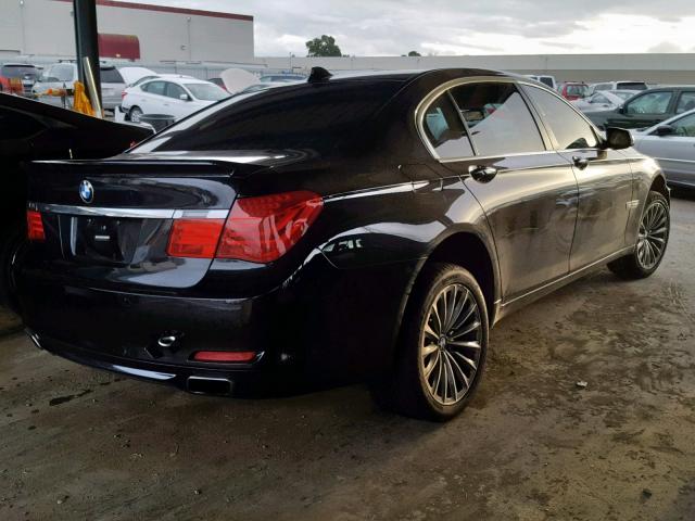 WBAKC8C57ACY68404 - 2010 BMW 750 LI BLACK photo 3