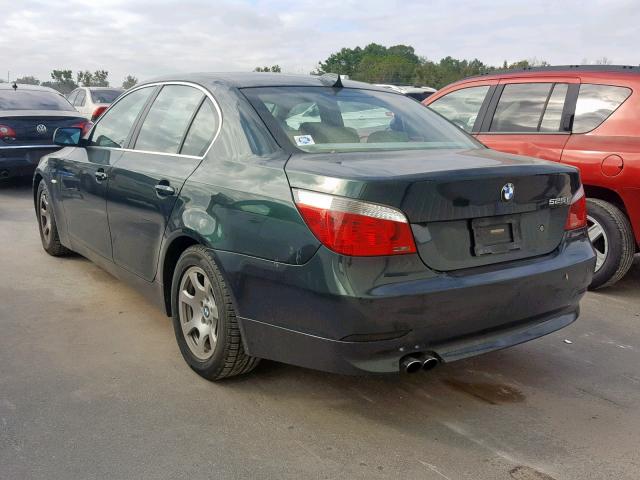 WBANA53594B848599 - 2004 BMW 525 I GREEN photo 3