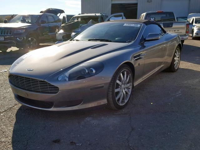 SCFAD02A95GB03421 - 2005 ASTON MARTIN DB9 VOLANT SILVER photo 2