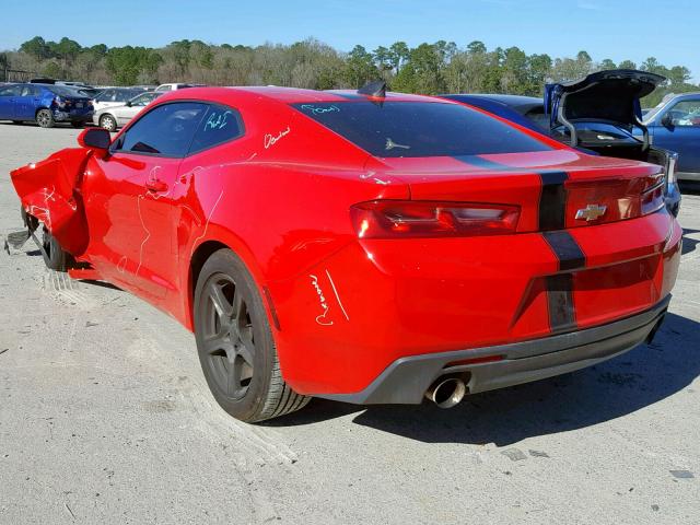 1G1FB1RX4H0126327 - 2017 CHEVROLET CAMARO LT RED photo 3