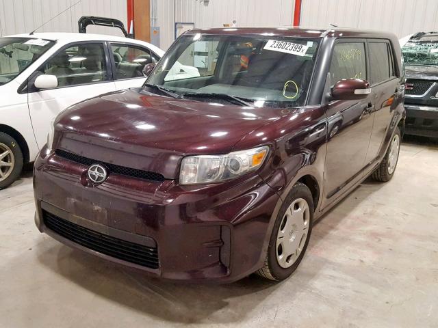 JTLZE4FEXC1143351 - 2012 TOYOTA SCION XB Бордовый фото 2