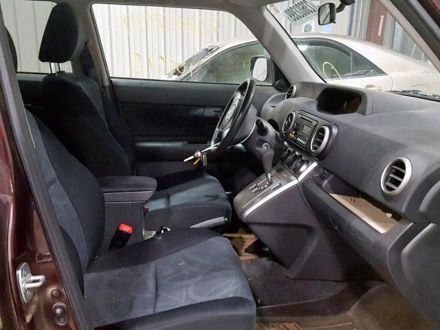 JTLZE4FEXC1143351 - 2012 TOYOTA SCION XB Бордовый фото 5