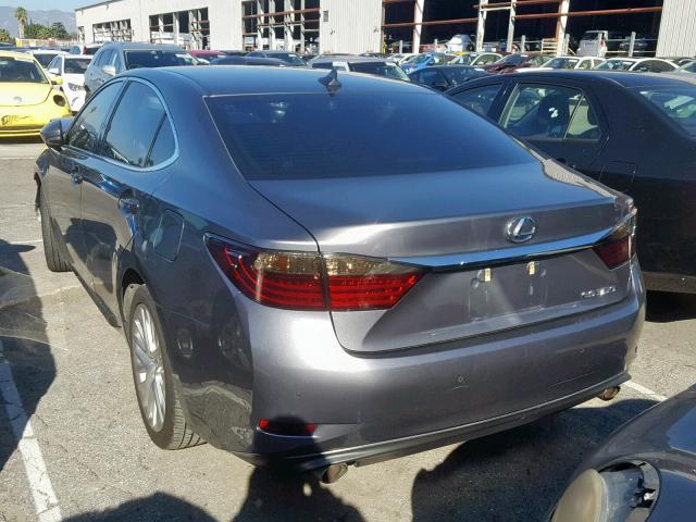 JTHBK1GG4E2127274 - 2014 LEXUS ES 350 GRAY photo 3