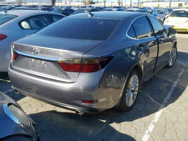 JTHBK1GG4E2127274 - 2014 LEXUS ES 350 GRAY photo 4