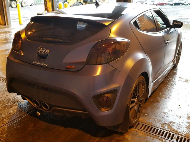 KMHTC6AEXGU250524 - 2016 HYUNDAI VELOSTER T BLUE photo 4