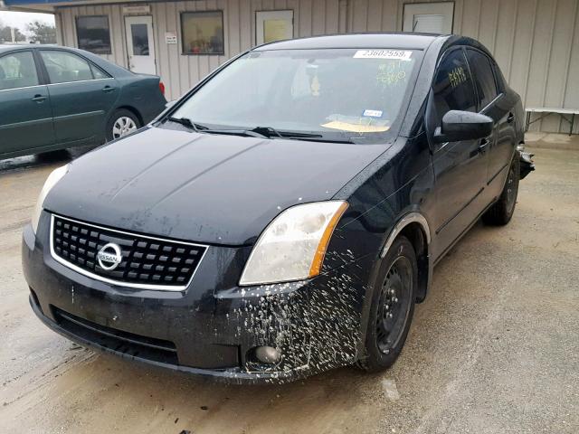 3N1AB61E68L756655 - 2008 NISSAN SENTRA 2.0 BLACK photo 2