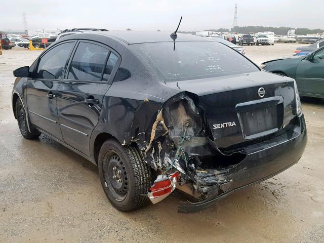 3N1AB61E68L756655 - 2008 NISSAN SENTRA 2.0 BLACK photo 3