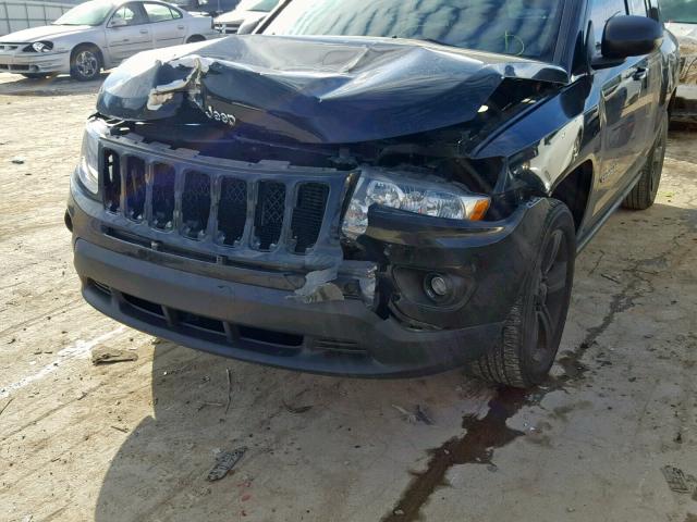 1C4NJCBA6CD580216 - 2012 JEEP COMPASS SP შავი ფოტო 9