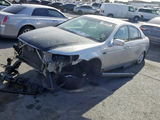 19UUA65545A076040 - 2005 ACURA TL SILVER photo 2