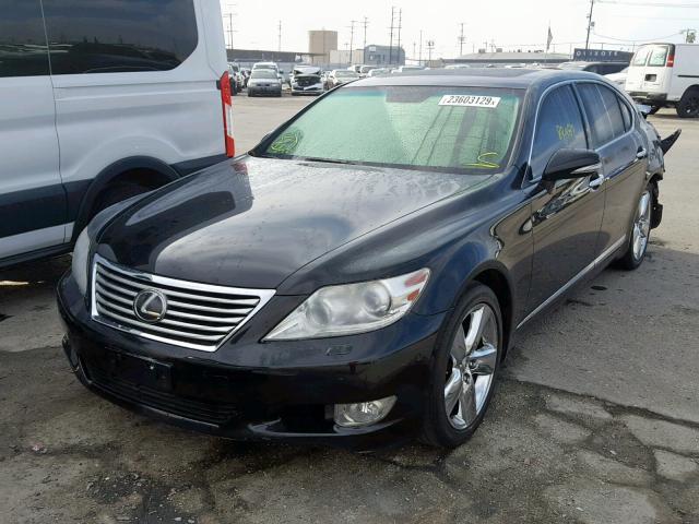 JTHGL5EF0C5045722 - 2012 LEXUS LS 460L BLACK photo 2