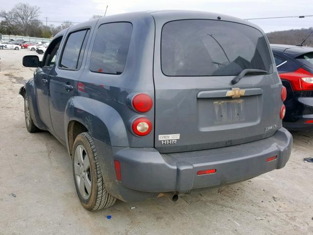 3GNCA13B99S612112 - 2009 CHEVROLET HHR LS GRAY photo 3