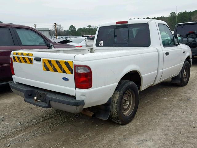 1FTYR10DX3PA56041 - 2003 FORD RANGER WHITE photo 4