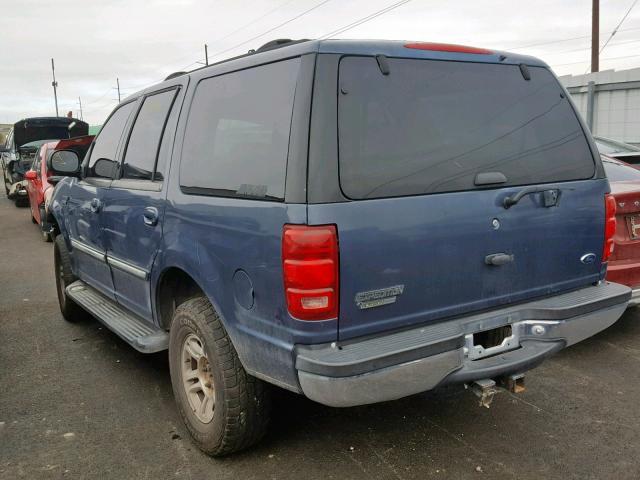 1FMPU16LX1LB41177 - 2001 FORD EXPEDITION BLUE photo 3