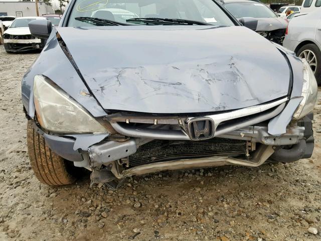 1HGCM56837A134759 - 2007 HONDA ACCORD EX BLUE photo 9