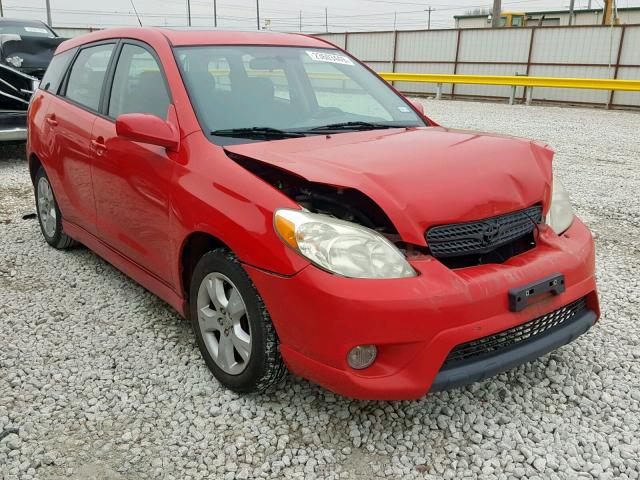 2T1KR30E28C706531 - 2008 TOYOTA COROLLA MA RED photo 1